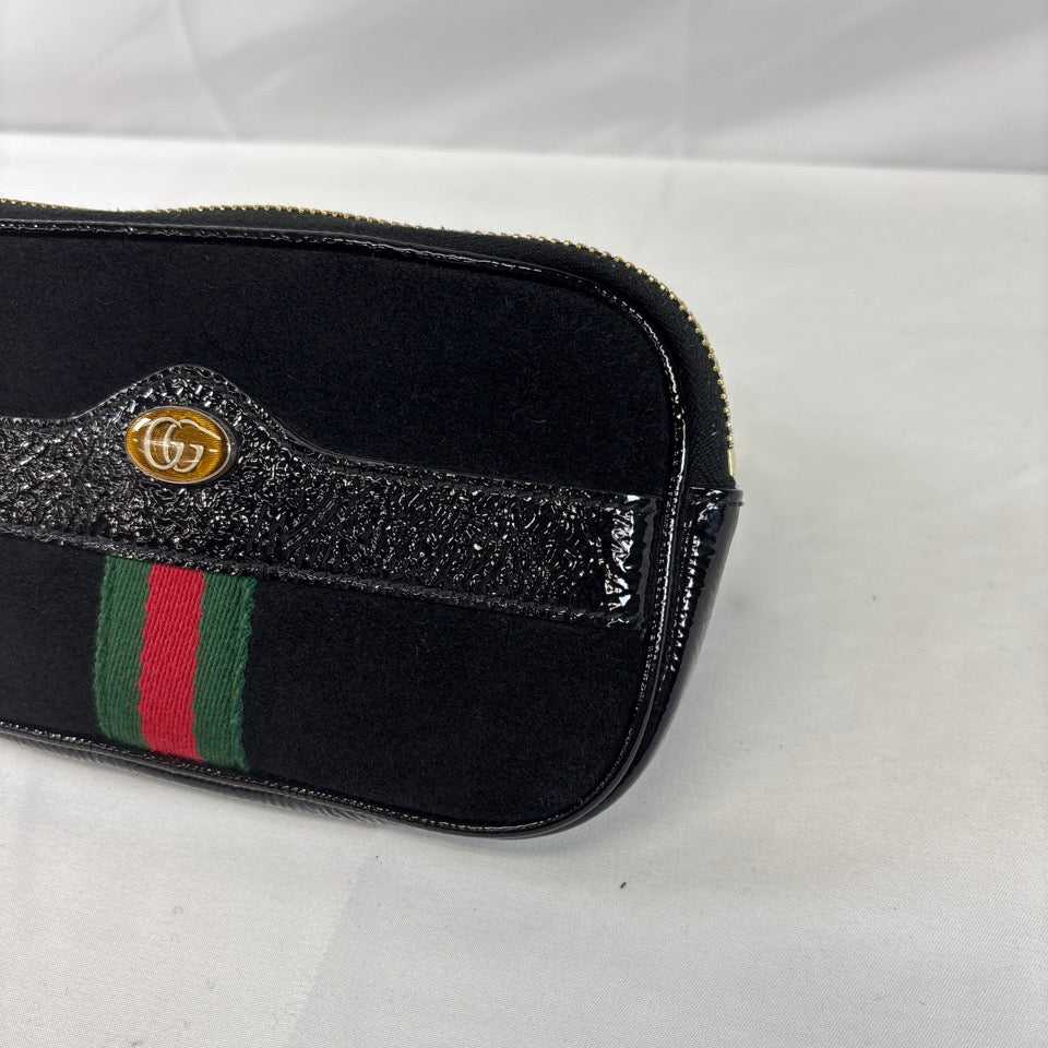 GUCCI　グッチ　ボディバッグ　ウエストポーチ　オフィディア　GGマーモント　ウェビング　スエード　519308
