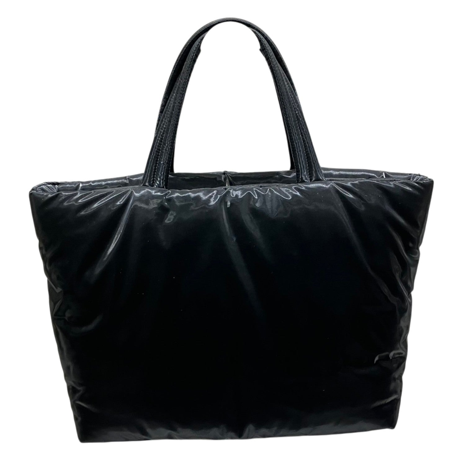 SAINT LAURENT PARIS サンローランパリ トートバッグ ワイド パファー SAINT LAURENT サンローラン YSL トートバッグ エンボス ロゴ ナイロン