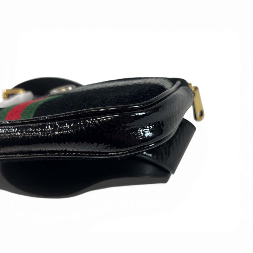 GUCCI　グッチ　ボディバッグ　ウエストポーチ　オフィディア　GGマーモント　ウェビング　スエード　519308