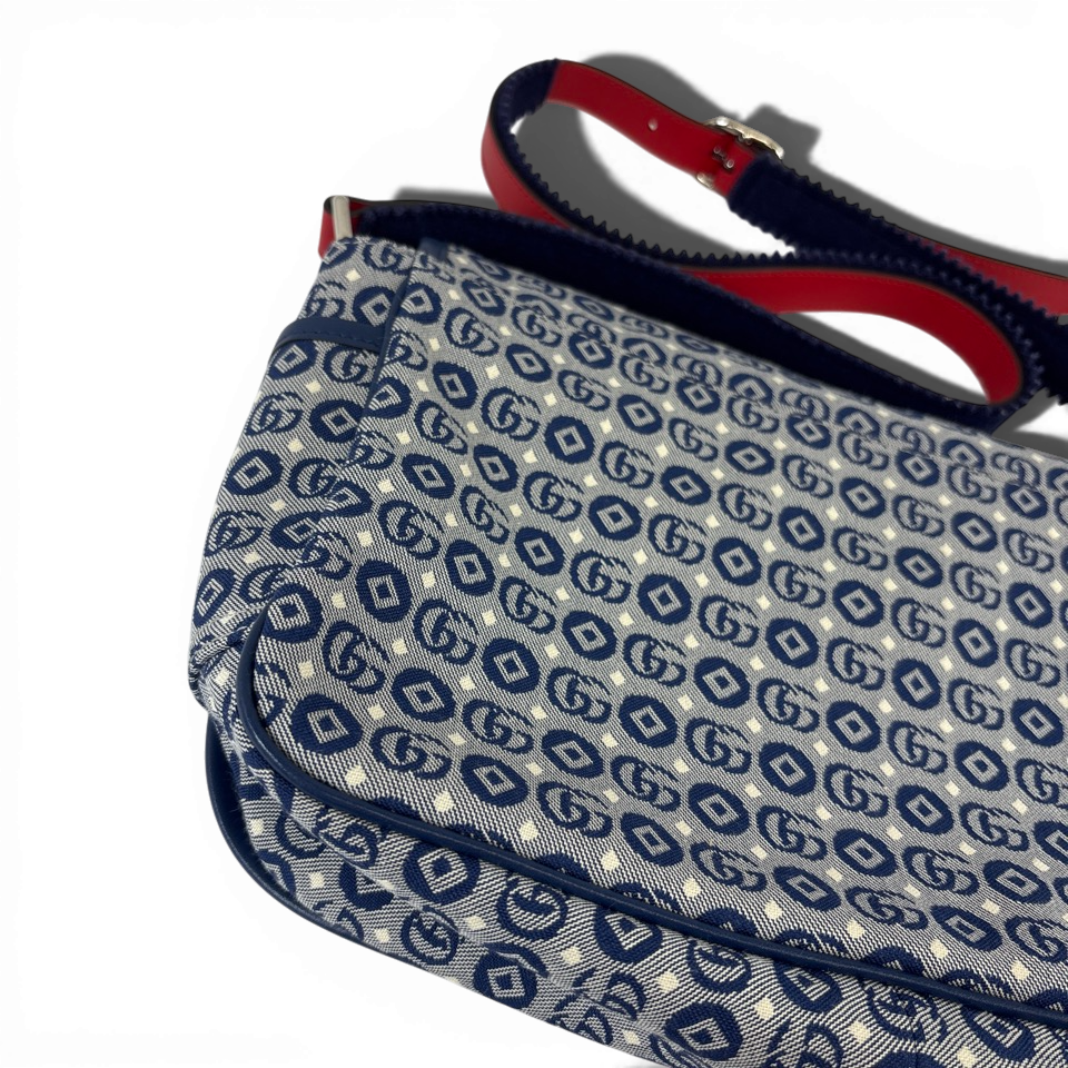 GUCCI　CHILDRENS　チルドレンズ　ショルダーバッグ　メッセンジャーバッグ　GGキャンバス　スター　星　総柄　664143