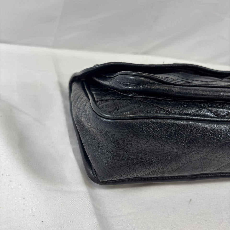 YVES SAINT LAURENT　YSL　ニキ　ベイビー　ベビー　チェーン　ショルダーバッグ　ブラック