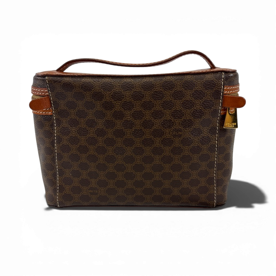 CELINE　セリーヌ　ハンドバッグ　バニティバッグ　ポーチ　マカダム　M95