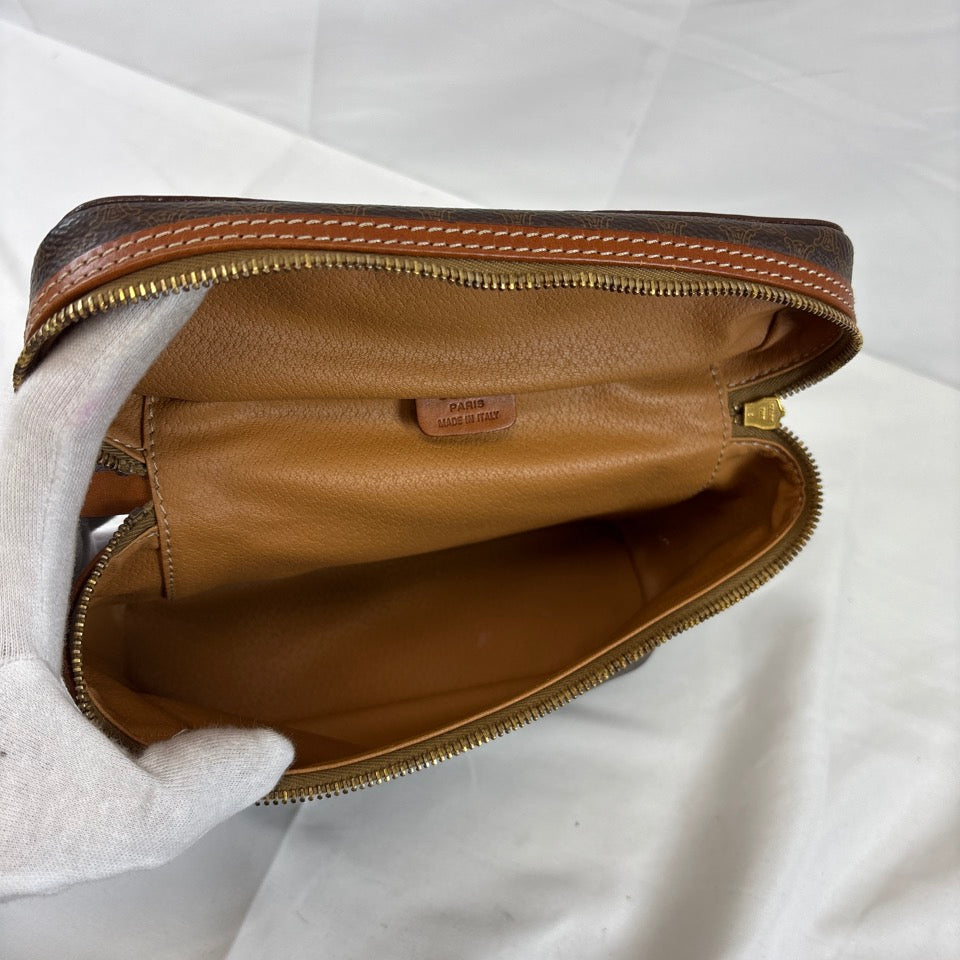 CELINE　セリーヌ　ハンドバッグ　バニティバッグ　ポーチ　マカダム　M95