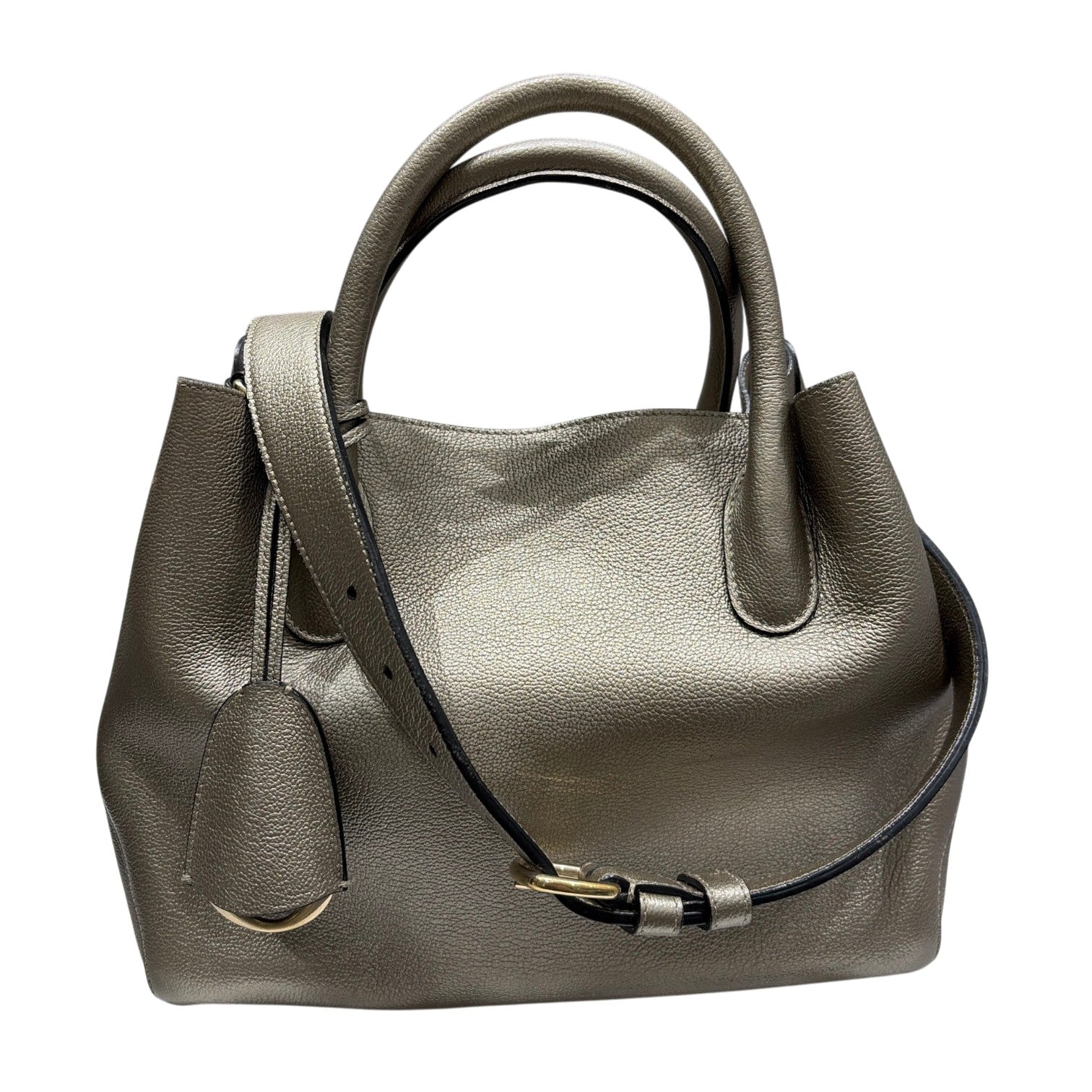 Christian Dior クリスチャンディオール オープンバー 2way ハンドバッグ ショルダーバッグ ゴールド ゴールド金具 ロゴ チャーム レディース