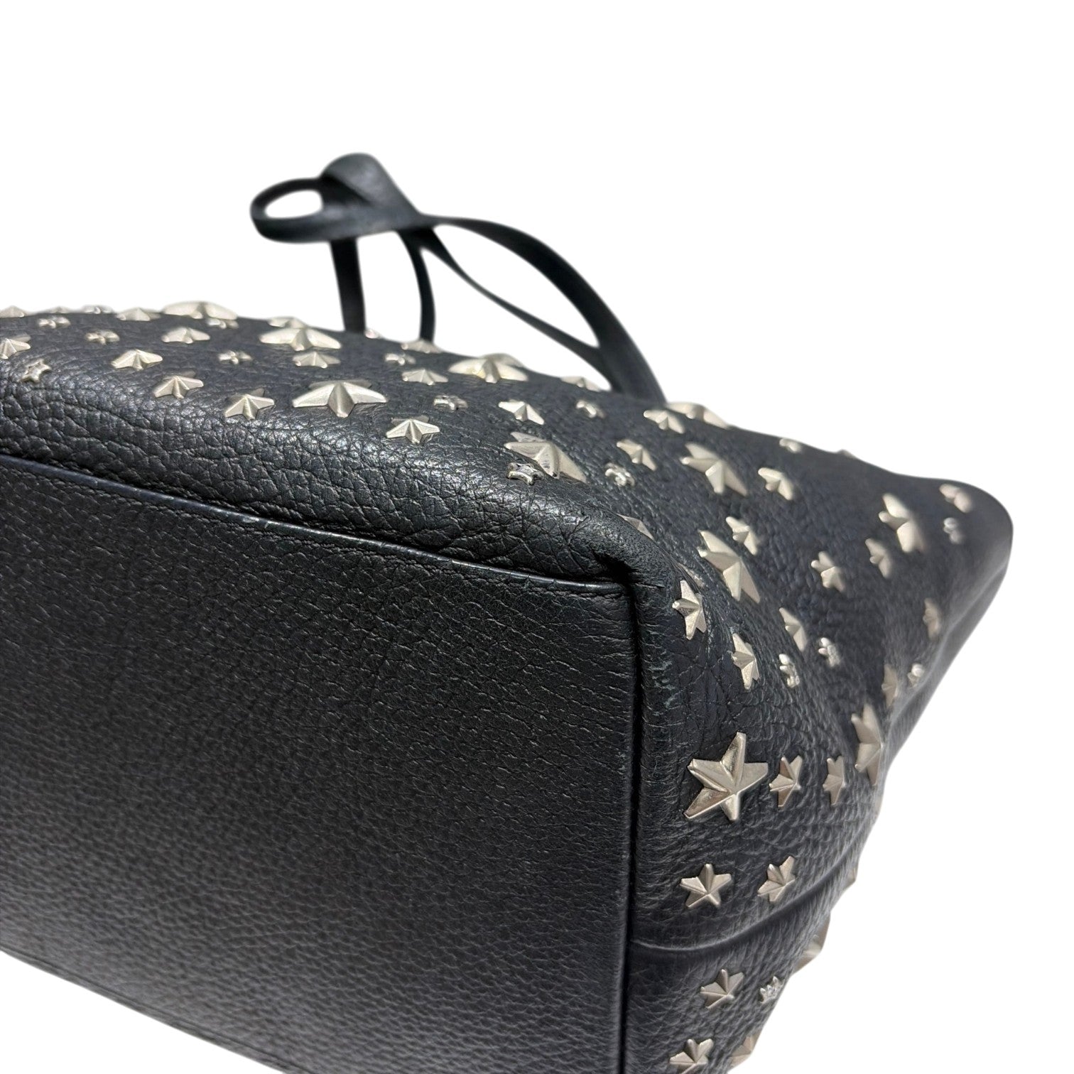 JIMMY CHOO ジミーチュウ ハンドバッグ スタースタッズ ブラック ゴールド シルバー レディース メンズ