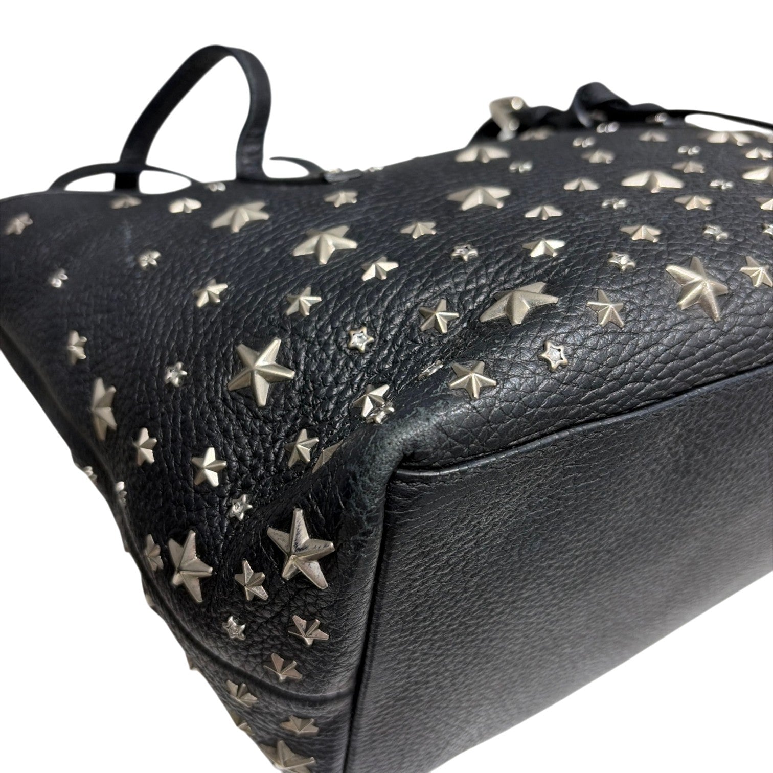JIMMY CHOO ジミーチュウ ハンドバッグ スタースタッズ ブラック ゴールド シルバー レディース メンズ