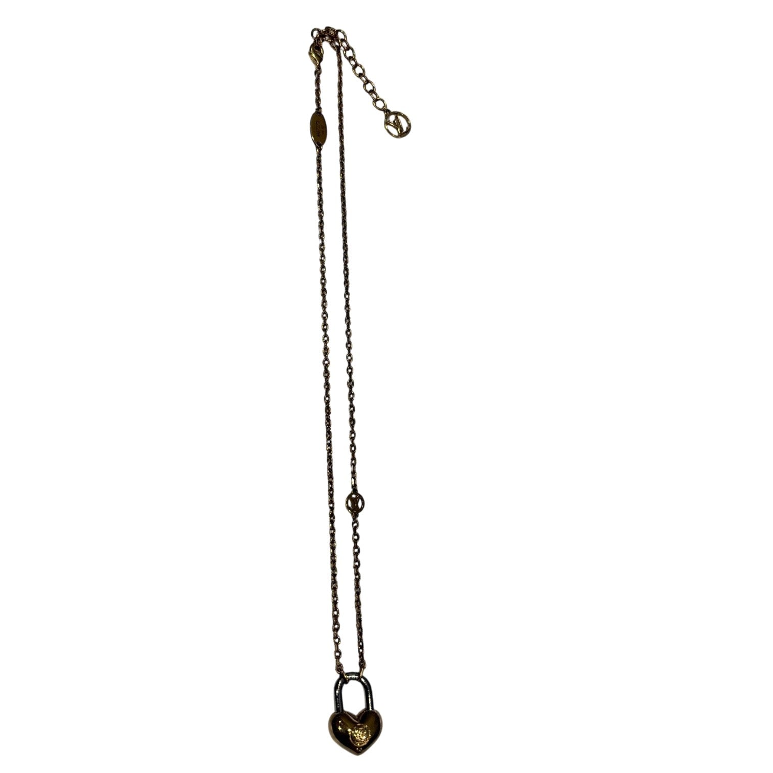 Louis Vuitton ルイヴィトン コリエ・クレイジーインロック ネックレス ゴールド シルバー レディース M67272