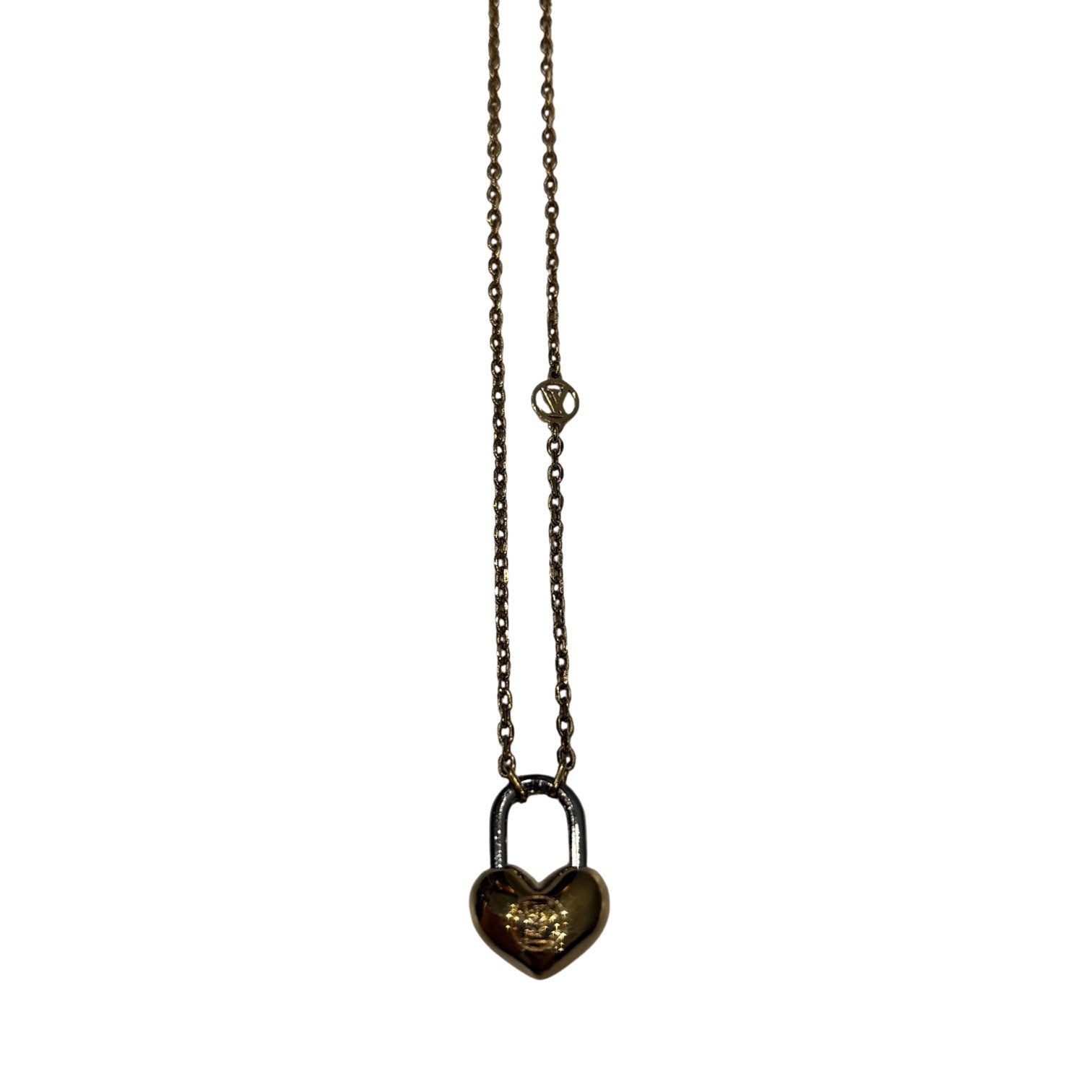 Louis Vuitton ルイヴィトン コリエ・クレイジーインロック ネックレス ゴールド シルバー レディース M67272