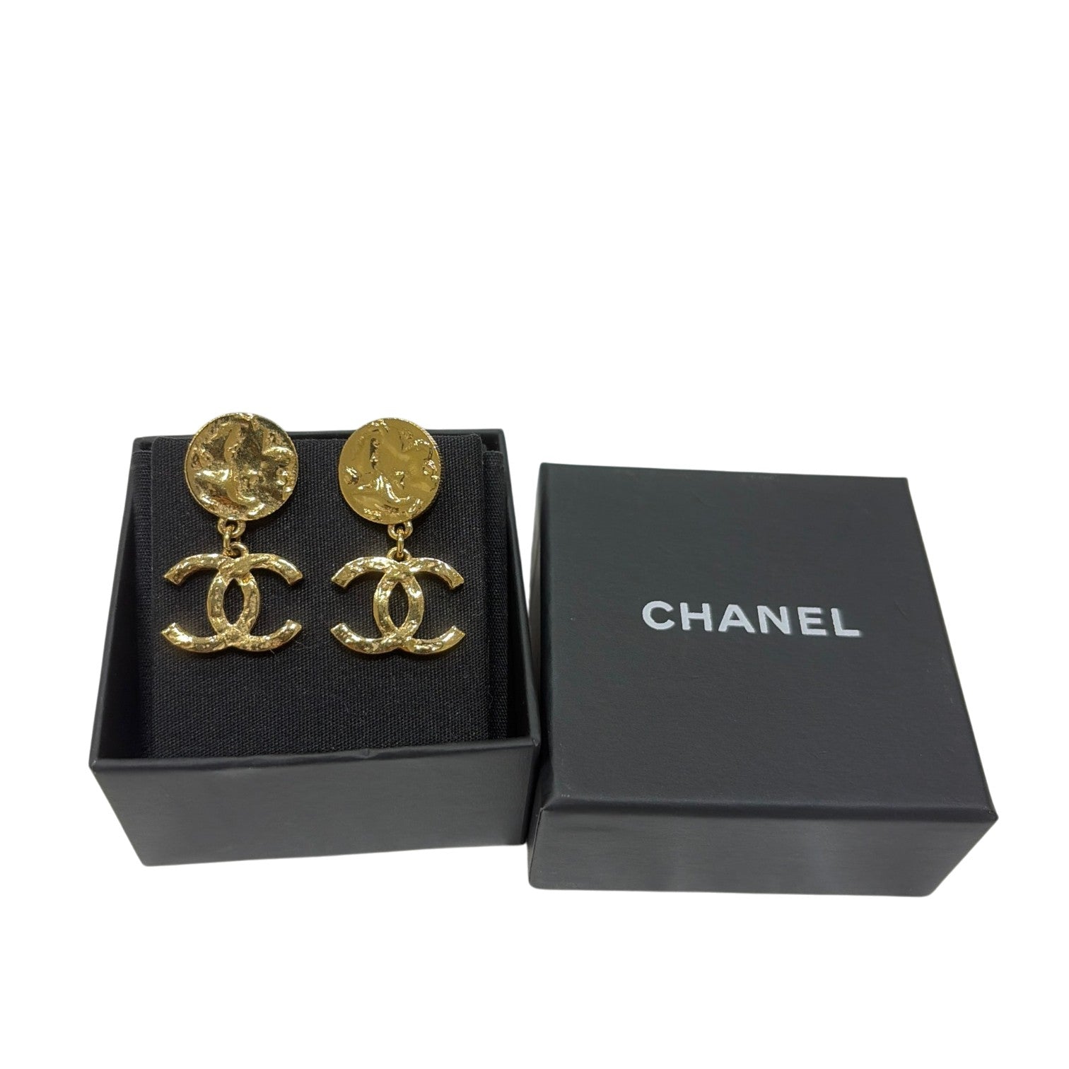 CHANEL シャネル イヤリング ココマーク メタル ゴールド ヴィンテージ VINTAGE ABC499