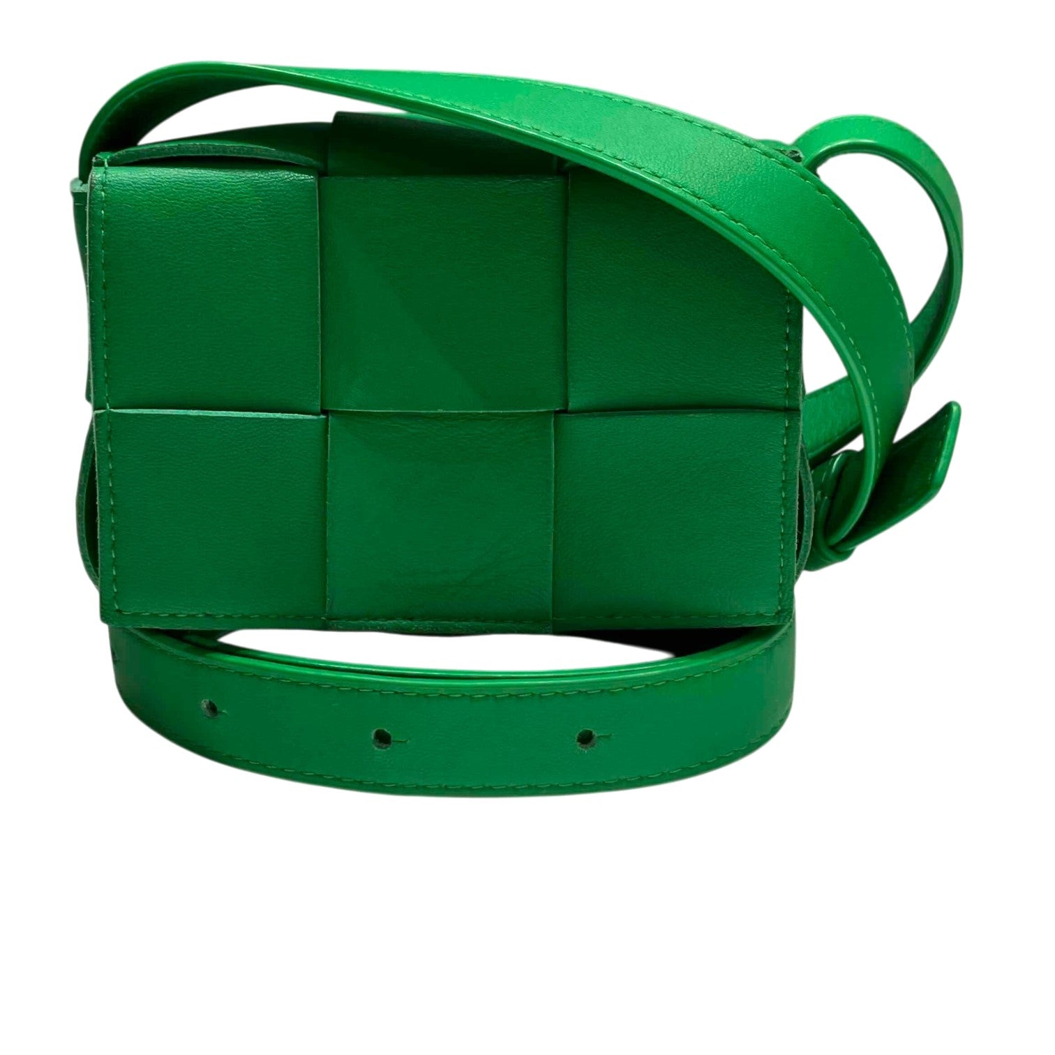 BOTTEGA VENETA ボッテガヴェネタ キャンディ カセット ショルダーバッグ クロスボディ ポシェット グリーン レディース メンズ